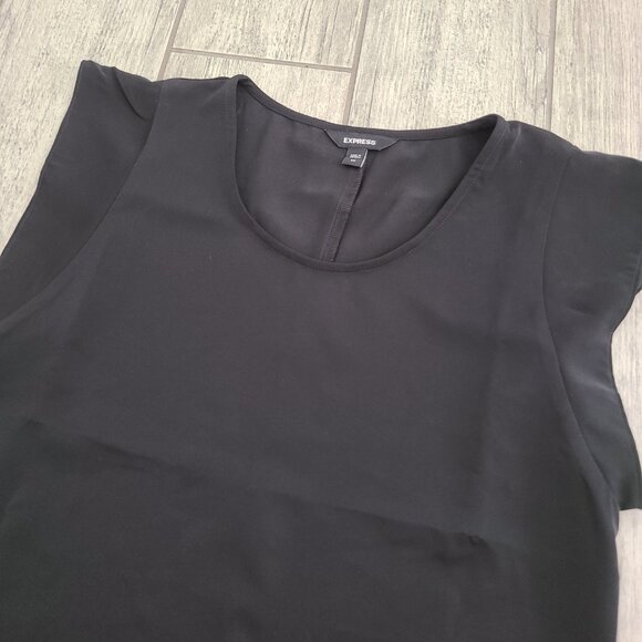 Express women's black sleeveless scoop neck top size XS - Picture 5 of 10